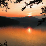 Sunset over Lake Whitingham prior to Tropical Storm Irene. Photo by Professor Bop.