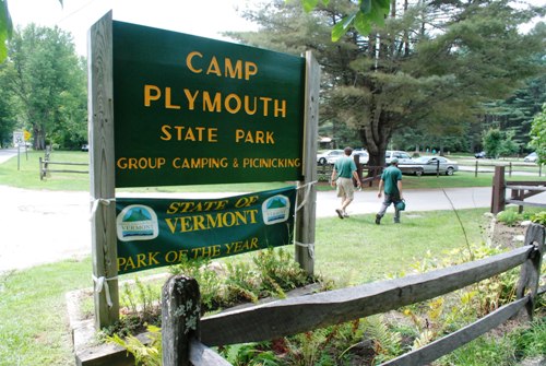 Camp Plymouth State Park entrance