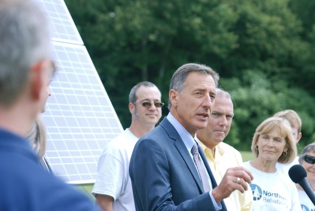 Peter Shumlin, solar
