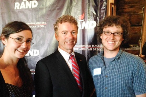 Rand Paul, Greg and Amy Tatro 