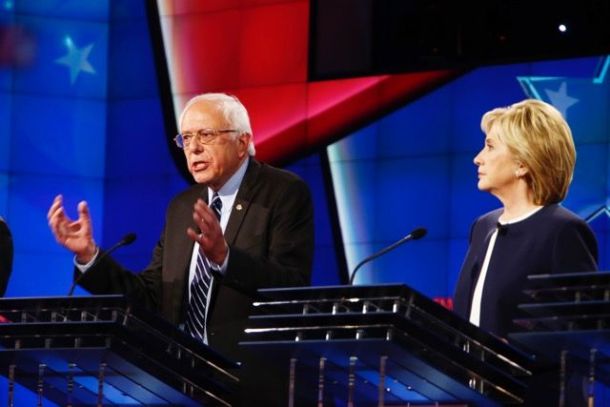 Bernie Sanders, Hillary Clinton