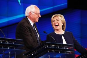 Bernie Sanders, Hillary Clinton