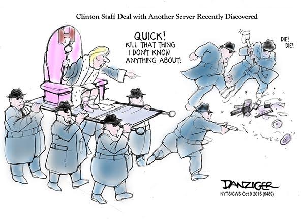 Danziger: Hillary Clinton Server