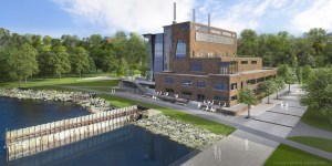 A rendering from New Moran, Inc., of what their proposed development would look like once complete.