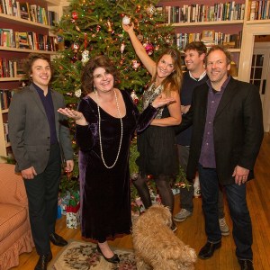 Ellen Stimson family at Christmas