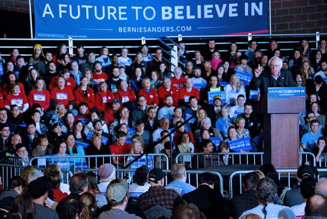 Bernie Sanders rally