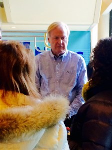 Chris Matthews, the host of "Hardball" on MSNBC. VTDigger photo by Mark Johnson. 