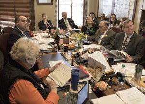 The House Committee on Education hears testimony in January 2016. Photo by Roger Crowley/VTDigger