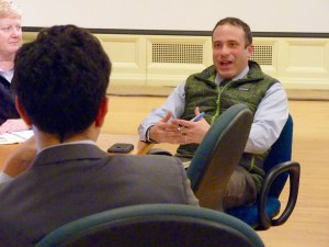 Burlington Police Chief Brandon del Pozo discusses a potential agreement between his department and Homeland Security Investigations. Photo by Morgan True / VTDigger