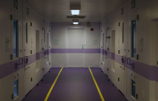 Alpha unit, a mental health stablization unit, at Southern State Correctional Facility. Photo by Phoebe Sheehan/VTDigger