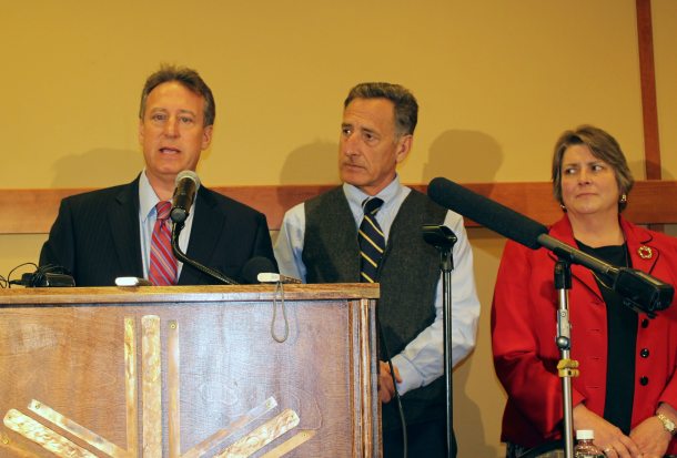 Michael Goldberg, Peter Shumlin, Patricia Moulton