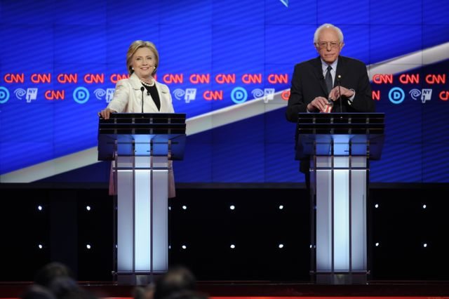 Bernie Sanders, Hillary Clinton