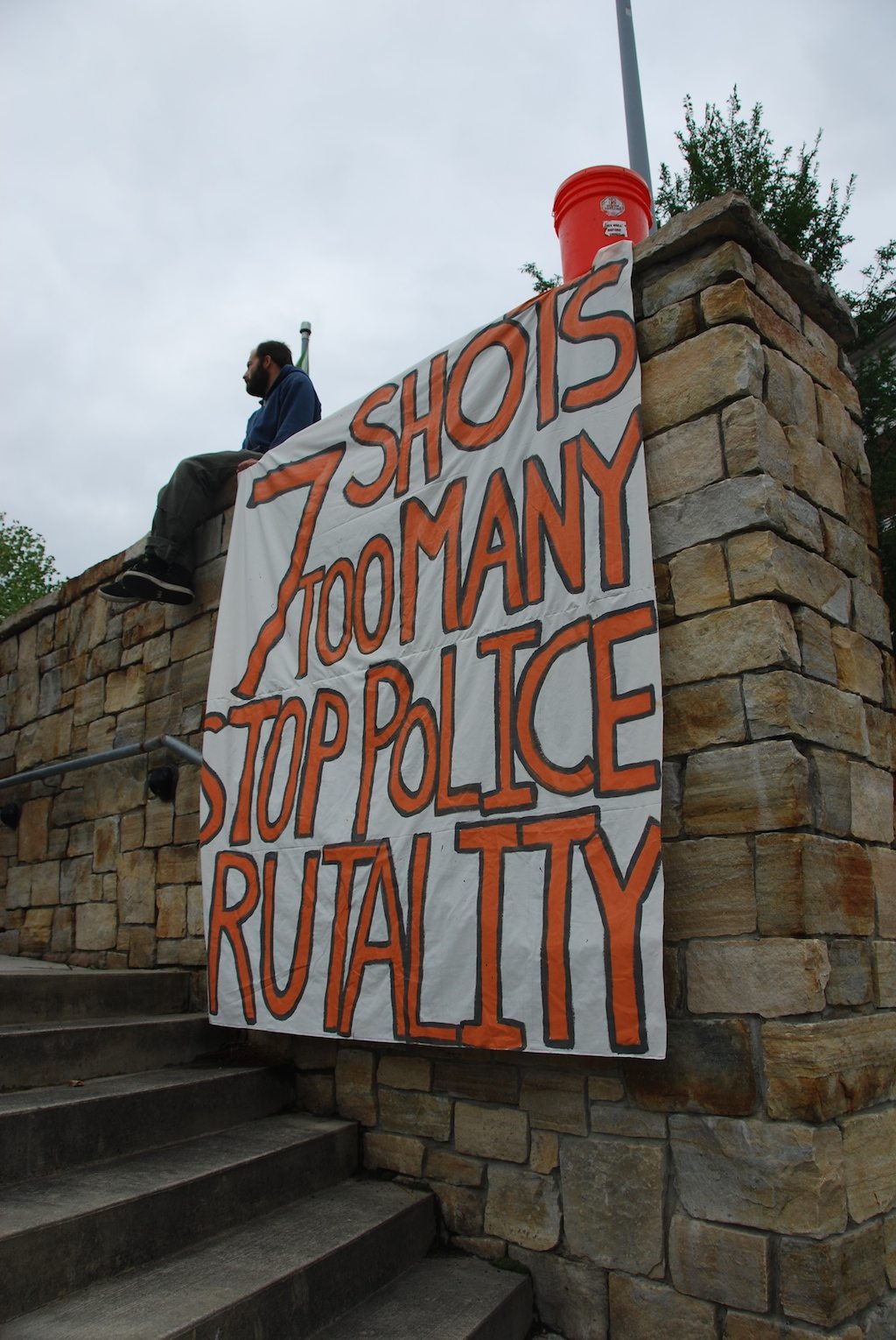 Dozens rally in Winooski one week after fatal police shooting VTDigger