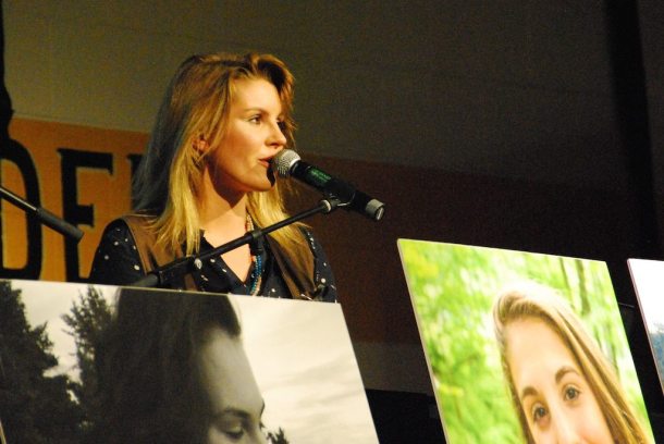 Singer Grace Potter performs at the ceremony. Photo by Elizabeth Hewitt/VTDigger