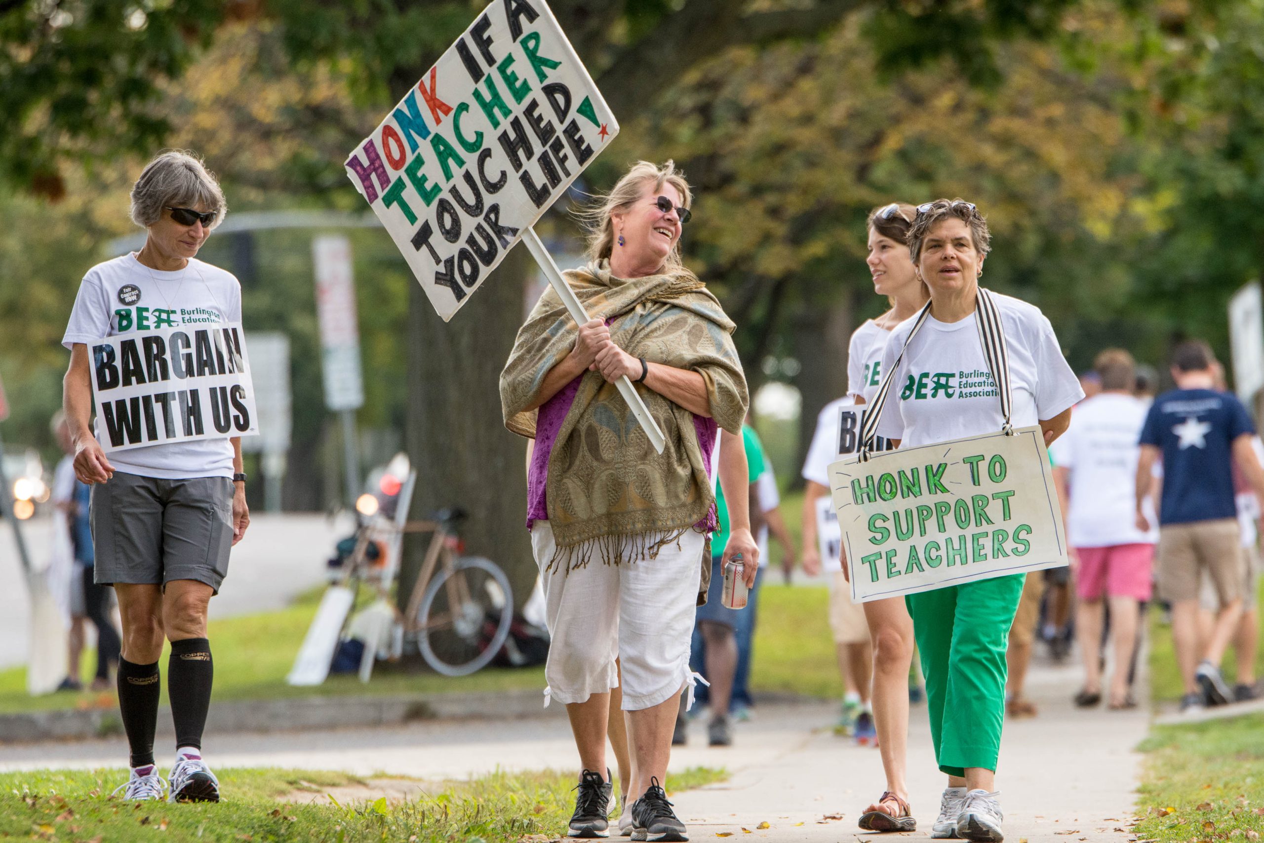 Burlington Teachers Strike