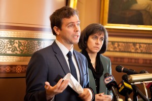 Tim Ashe and Mitzi Johnson