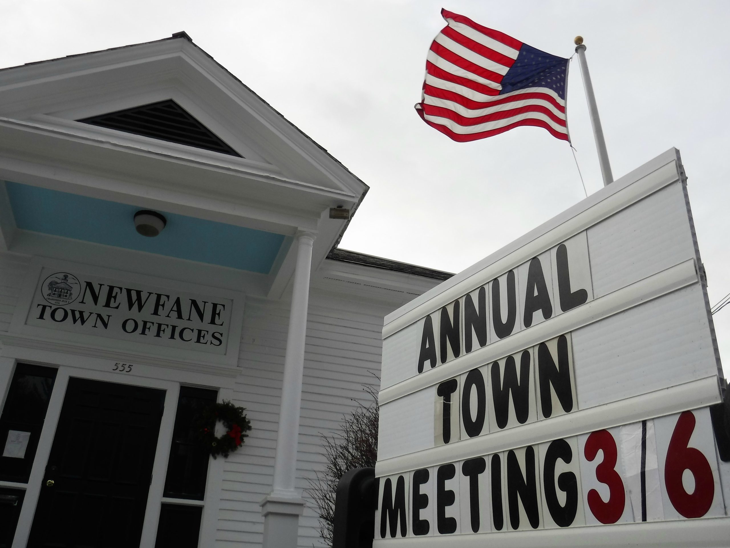 Newfane town meeting