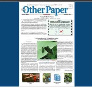 A screen shot of The Other Paper's Aug. 16 edition.