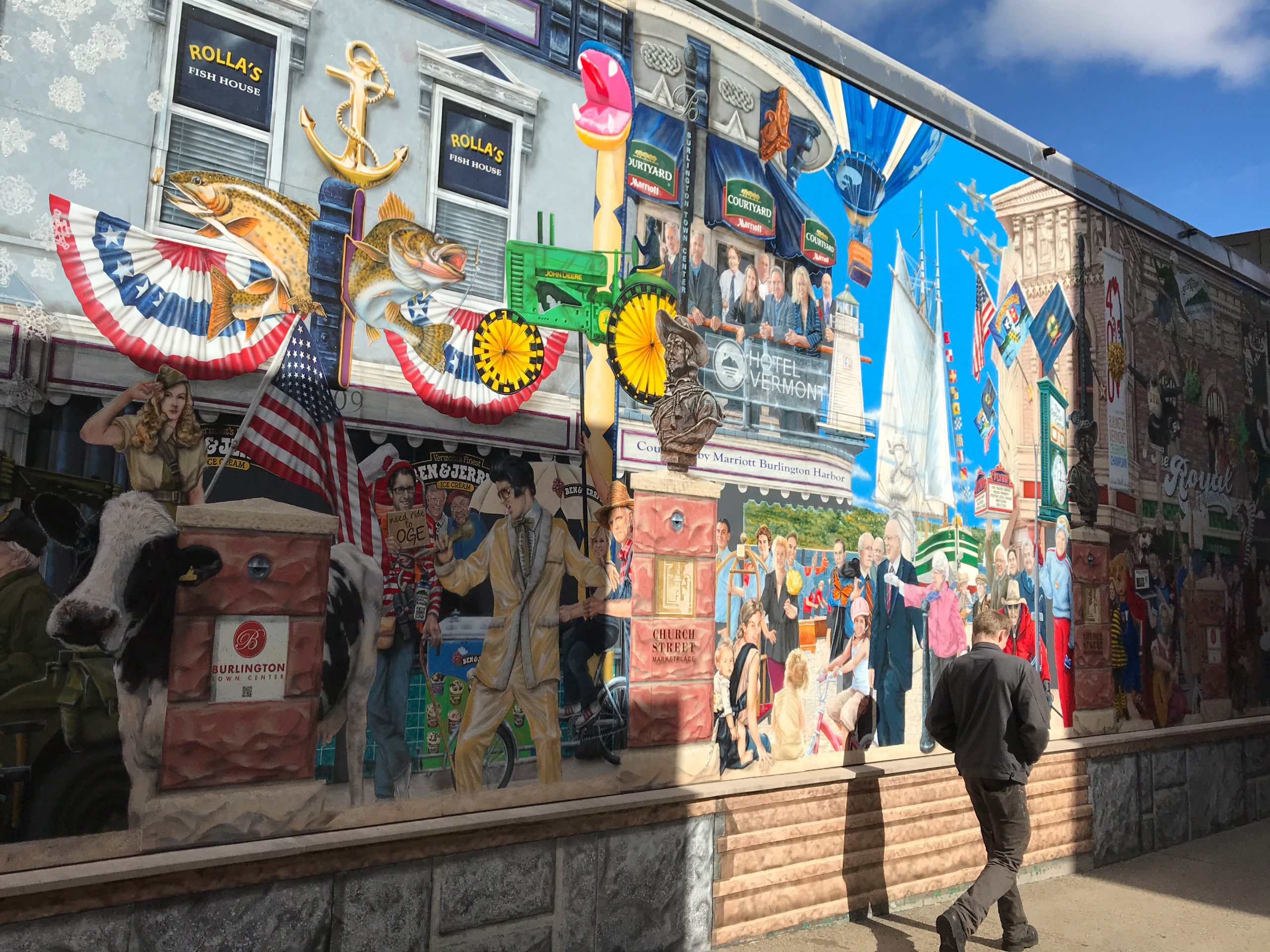 Burlington Parade mural