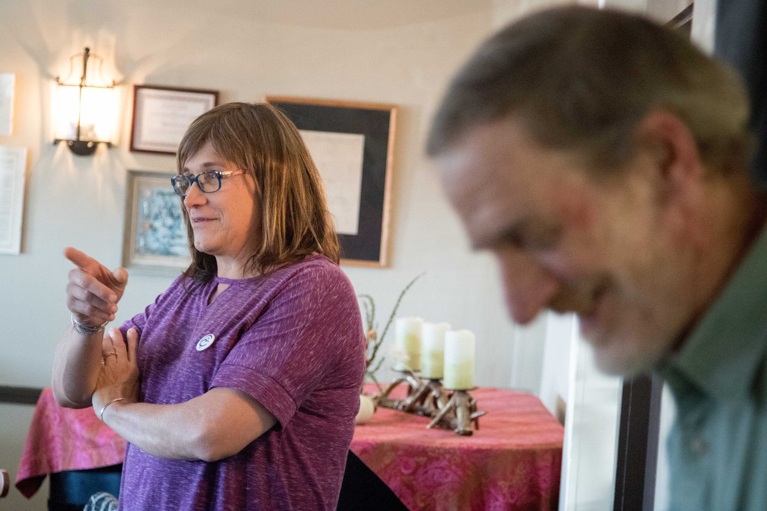 Christine Hallquist speaking