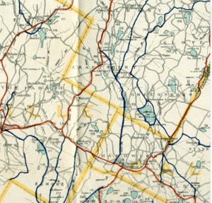 Vermont road map