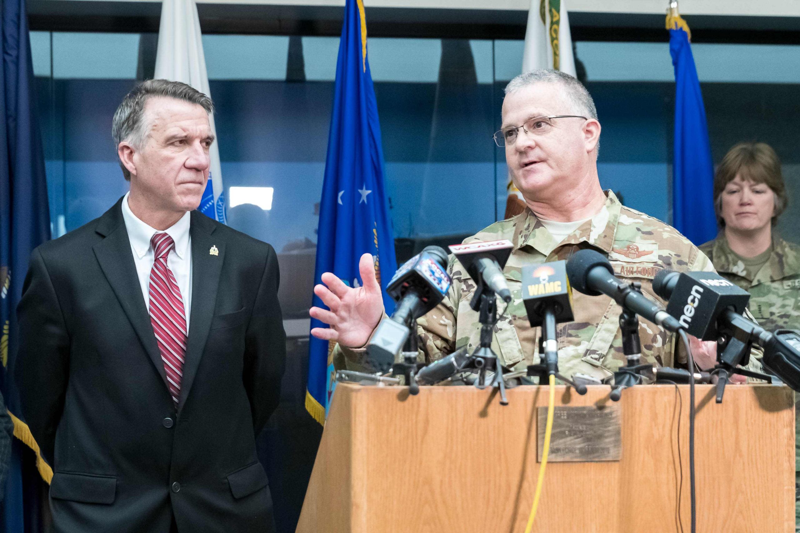Phil Scott, Steven Cray, Vermont National Guard