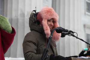 Mariko Silver, Bennington College, Vermont Women's March
