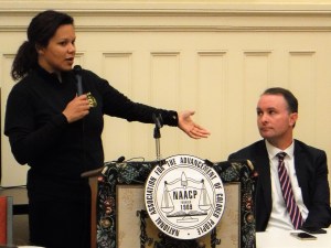 Rutland Area NAACP founder Tabitha Pohl-Moore.