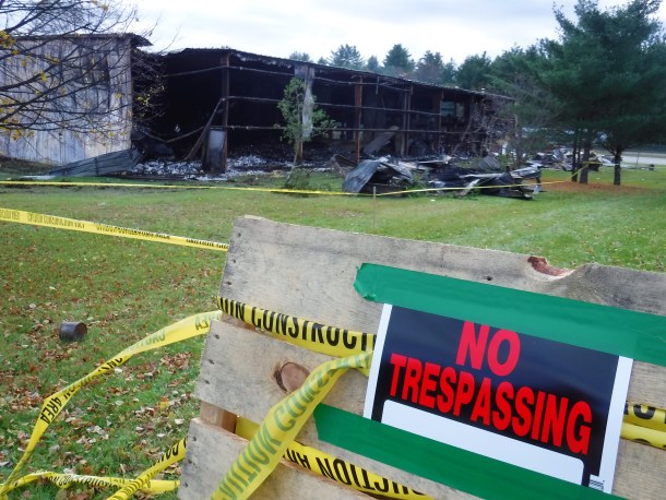 Vermont Country Store Clarendon fire