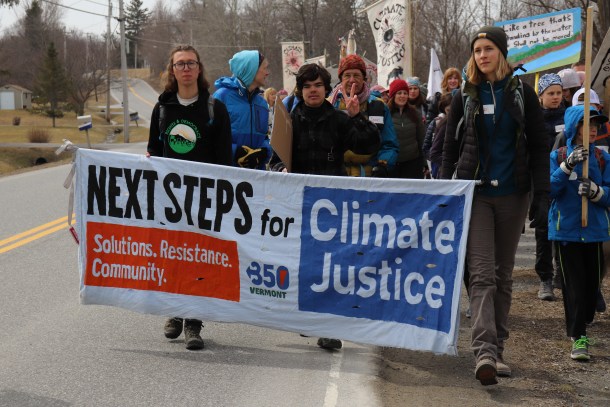 Next Steps climate walk