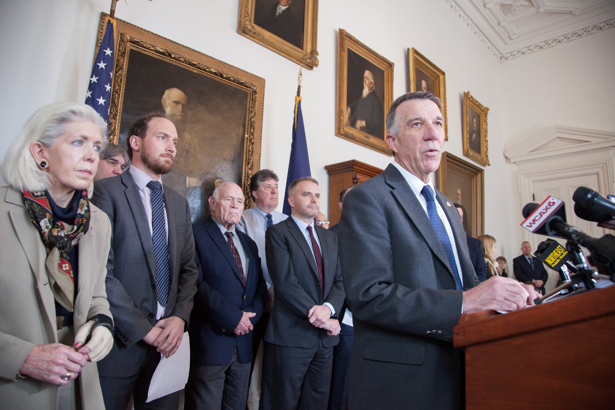 Phil Scott and Bennington delegation
