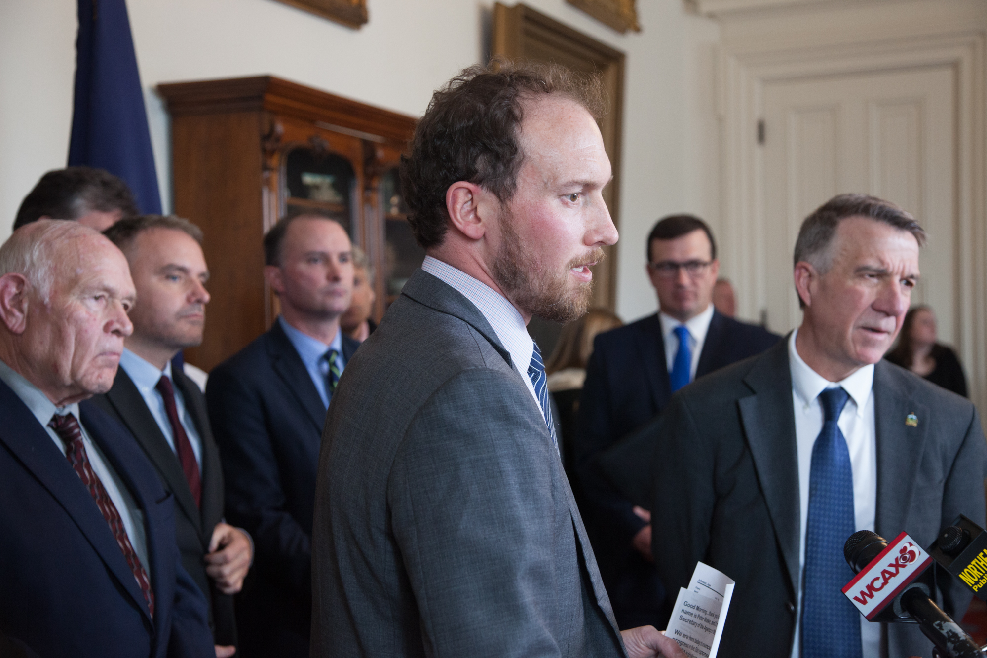 Dick Sears, Brian Campion, TJ Donovan, Peter Walke, and Phil Scott