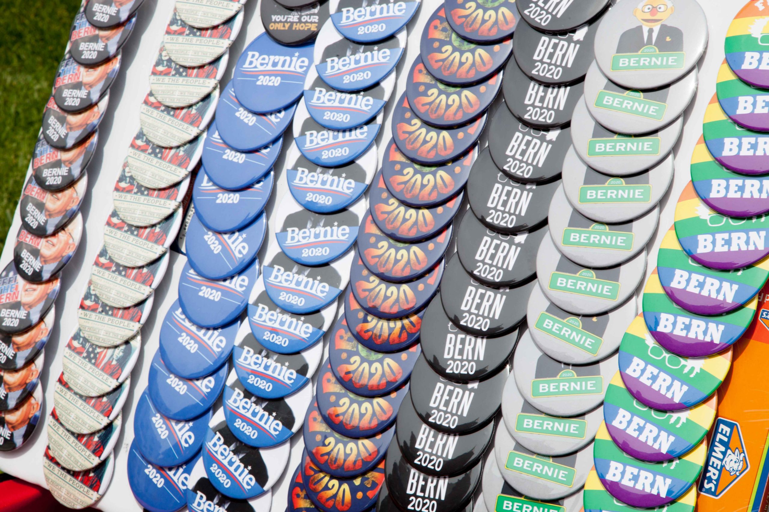 Bernie Sanders buttons