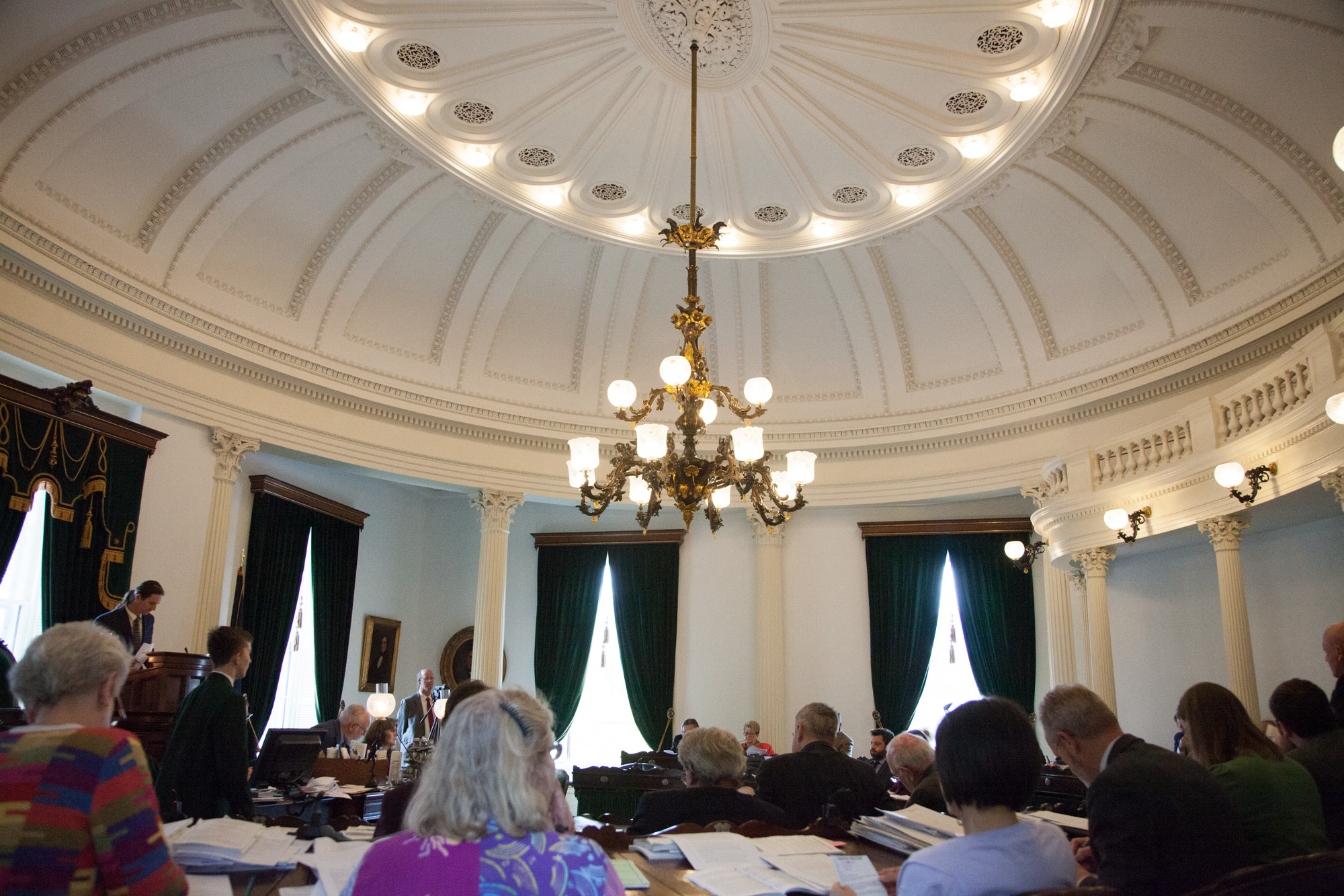 The Vermont Senate chamber on May 16, 2019.