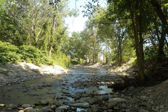 The Neshobe River runs through Brandon.