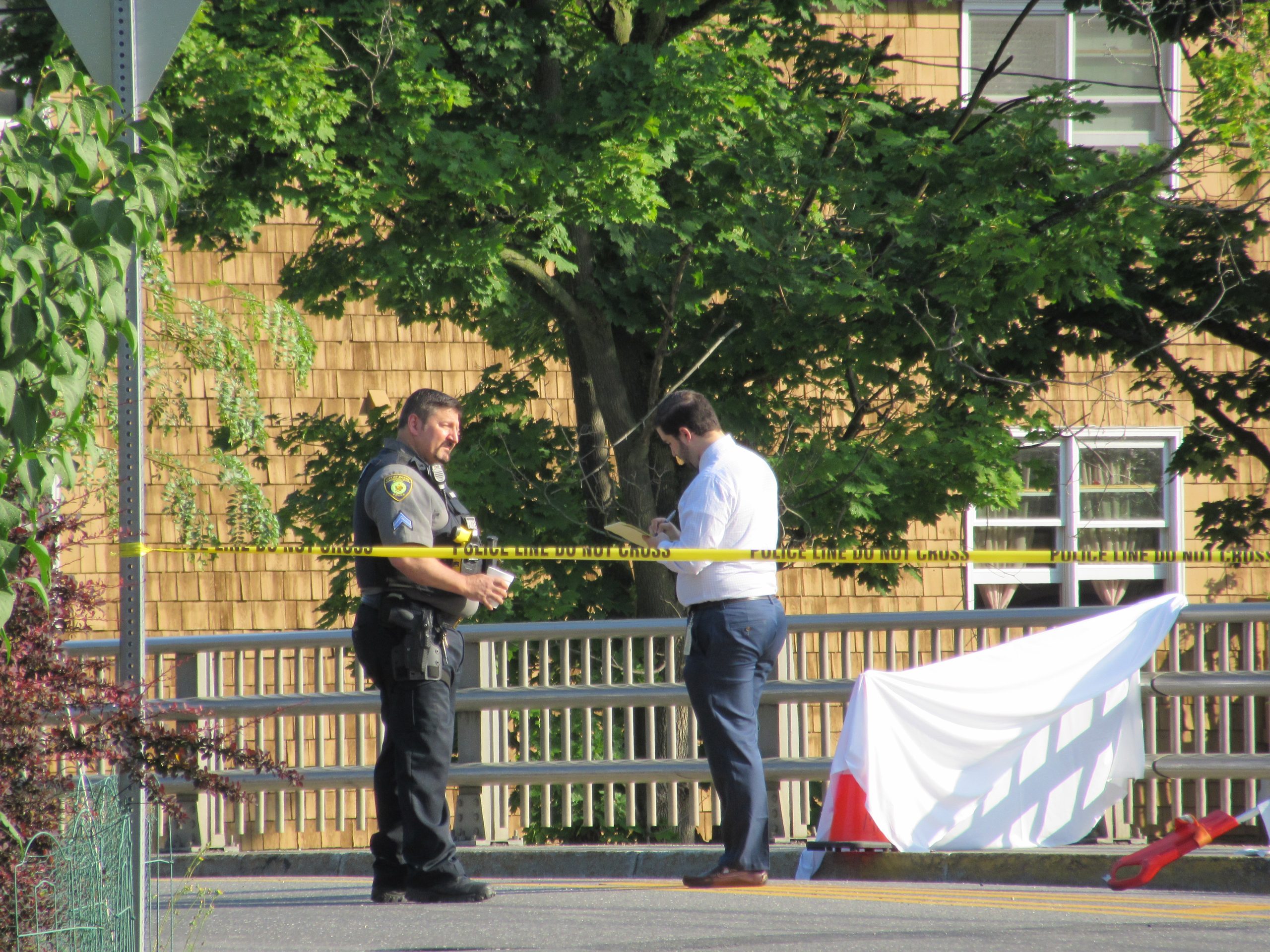 Police at crime scene