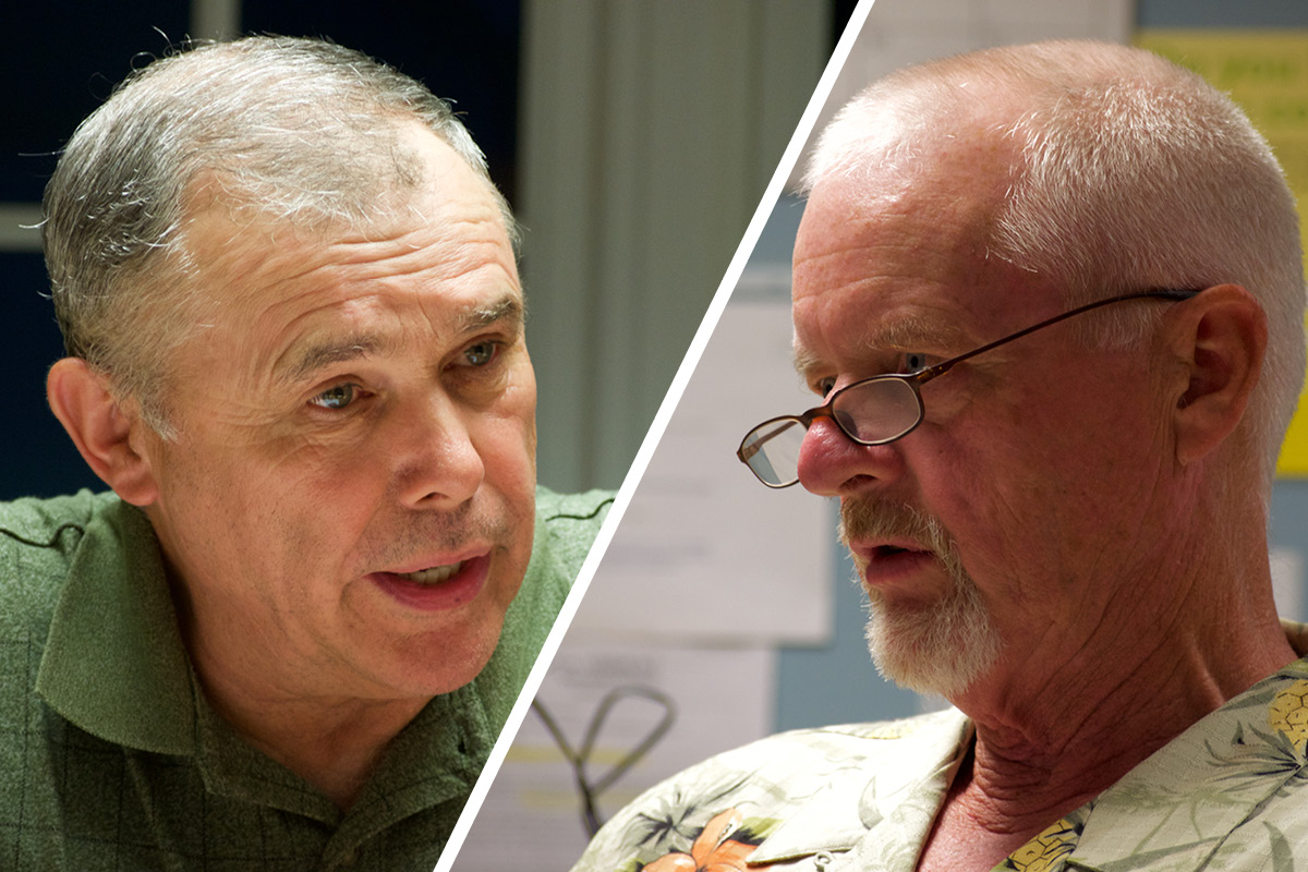 Bob Croteau and Ken Mitchell-Eby