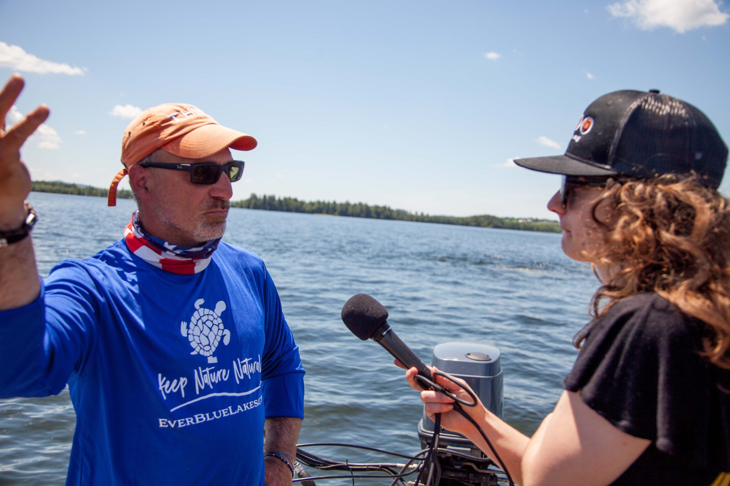 Elizabeth Gribkoff on Lake Carmi