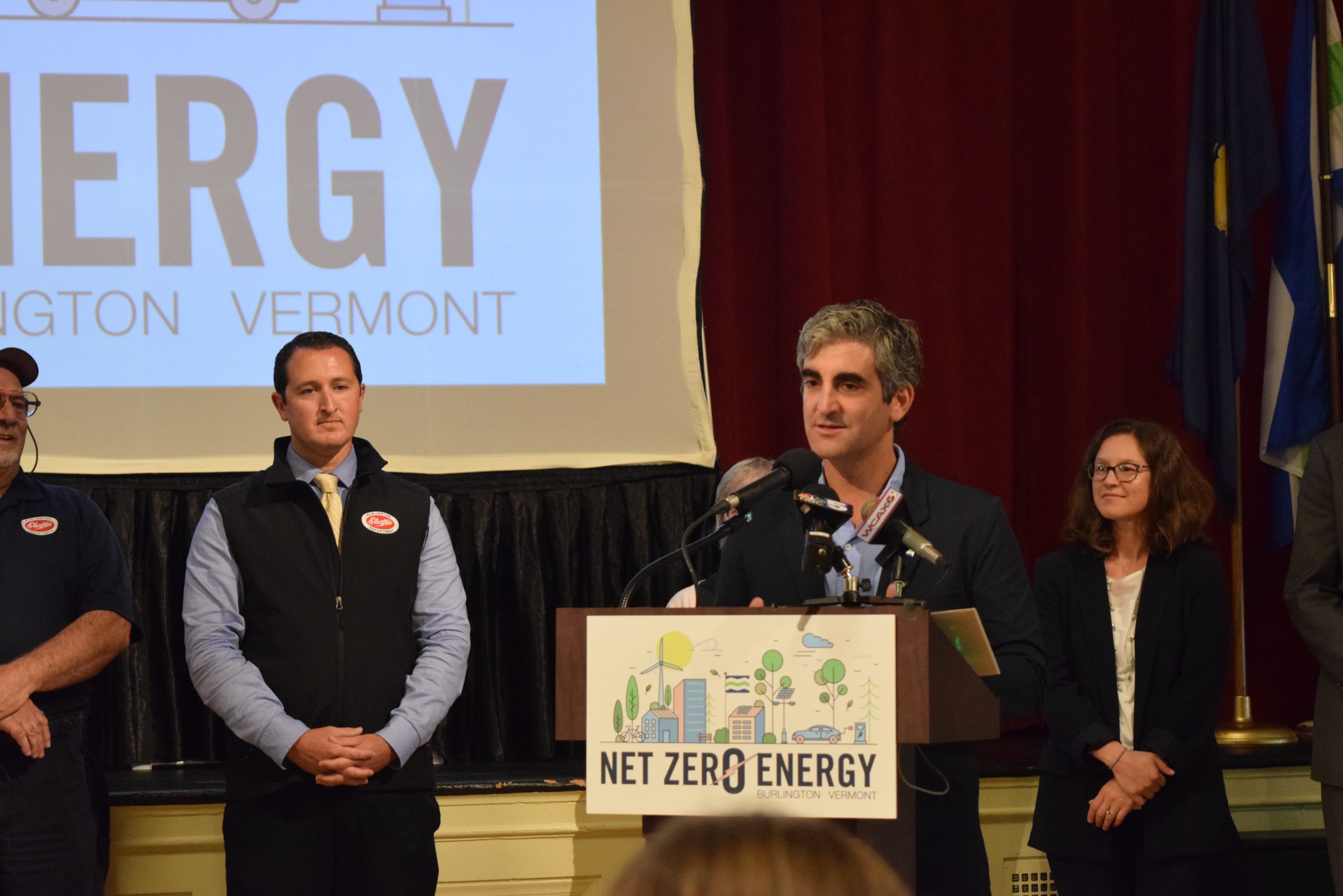 Miro Weinberger at podium