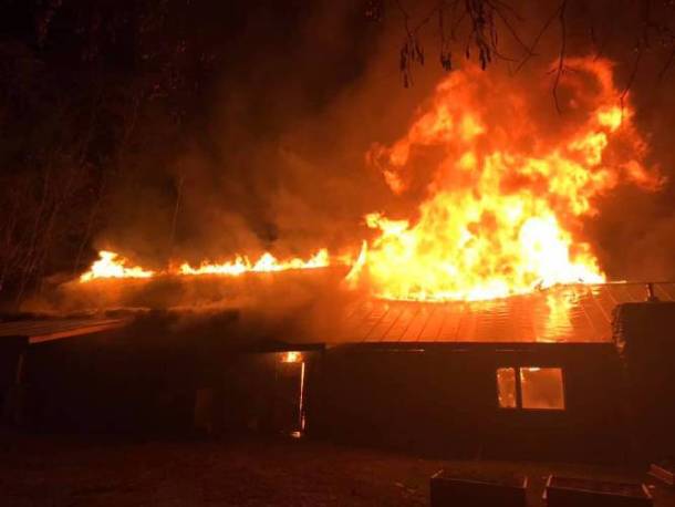 Fire guts Eaton's Sugar House 