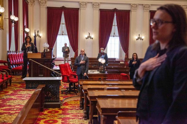 House members spread across chamber