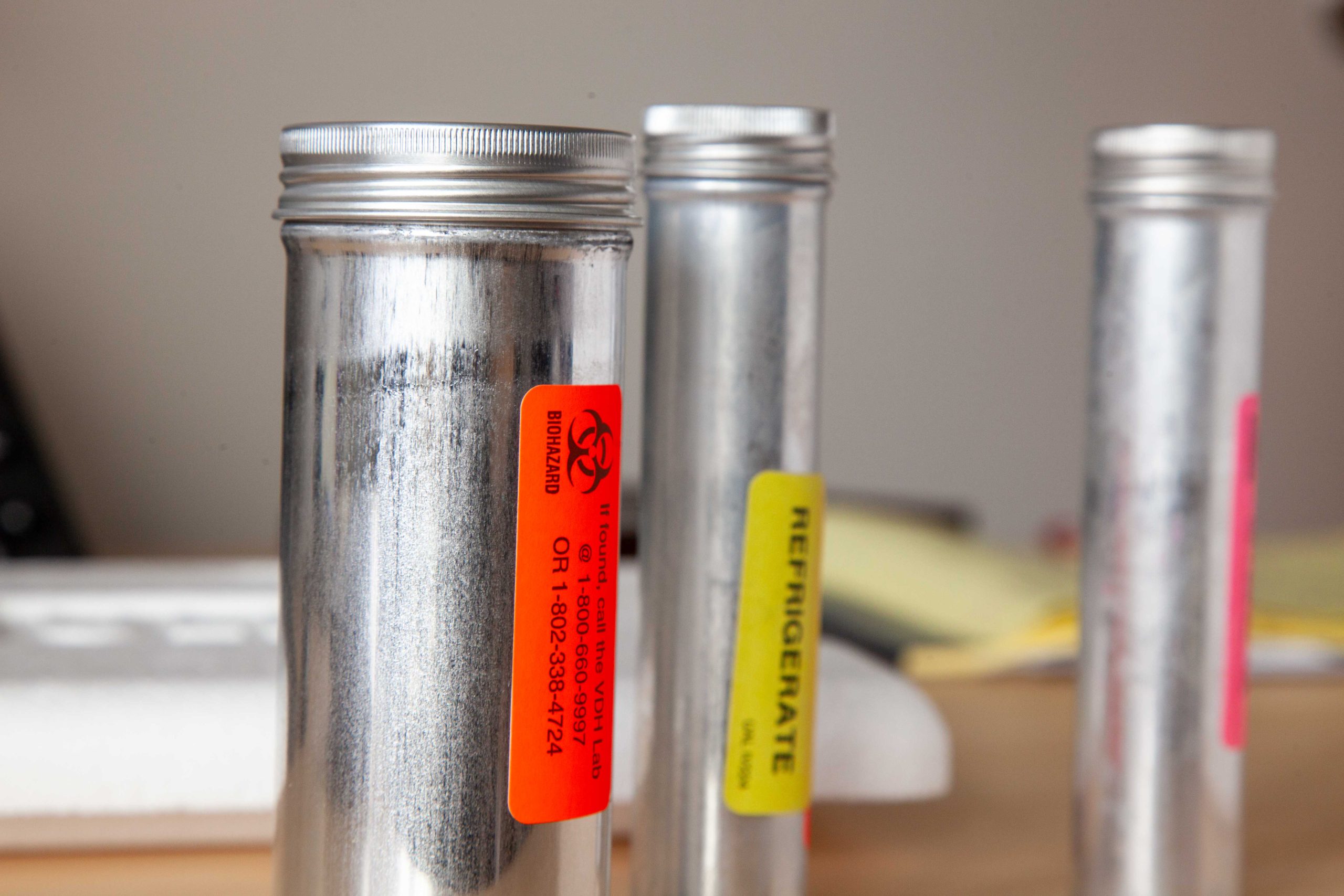 coronavirus test specimen containers