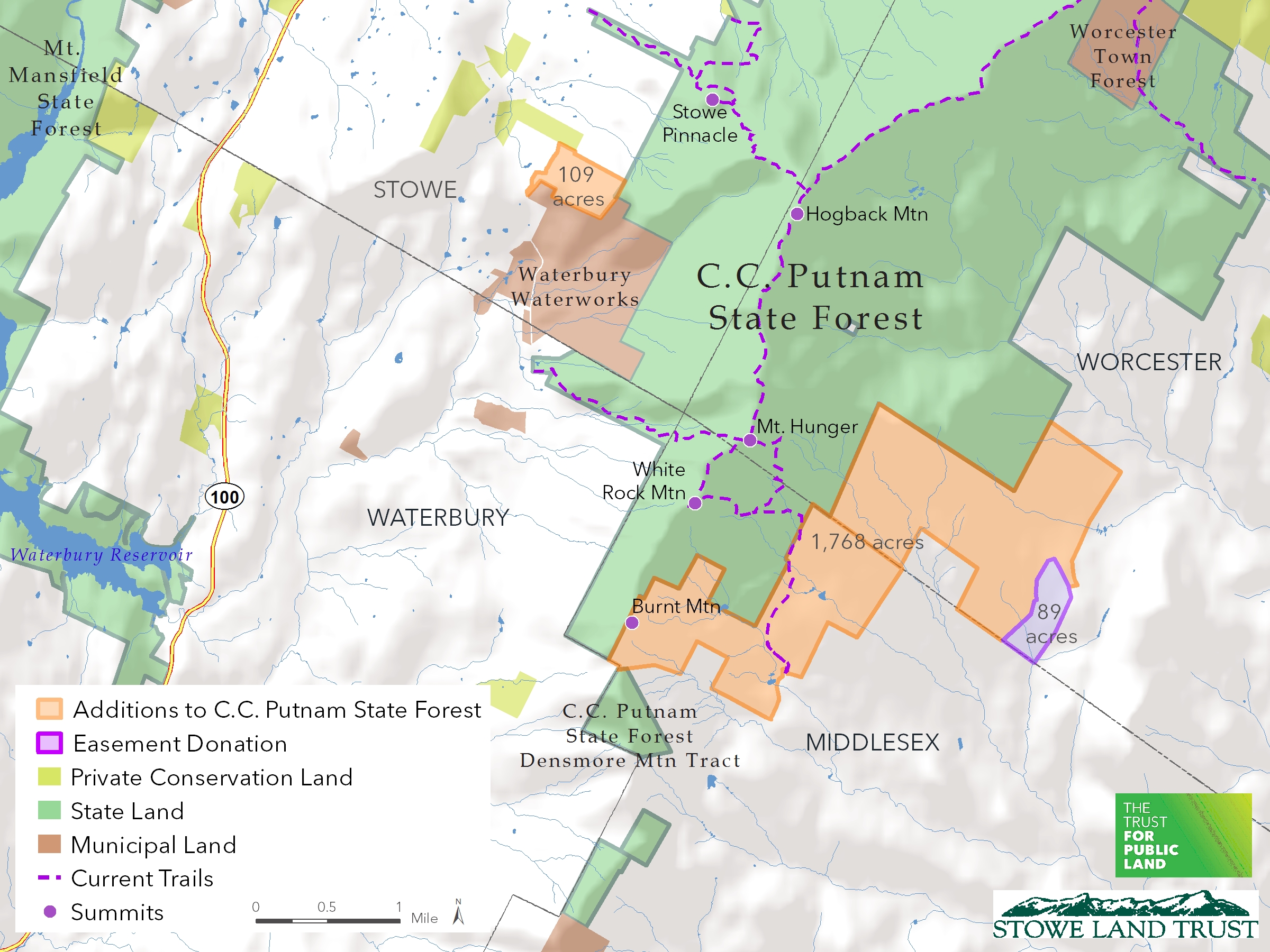 Late Summer Hiking in VT -- Worcester Ridge and Mt. Killington