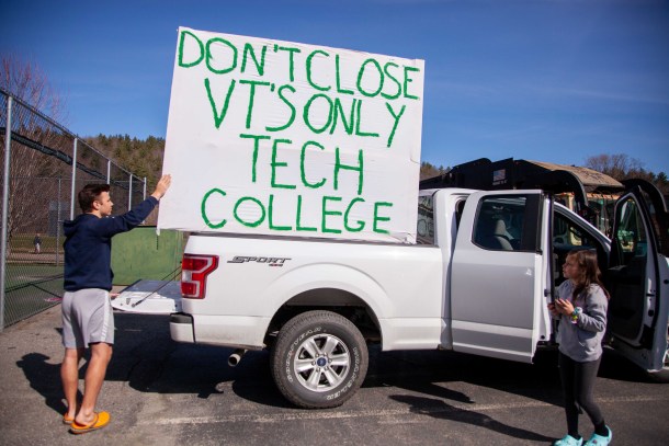 Don't close Vermont Tech sign