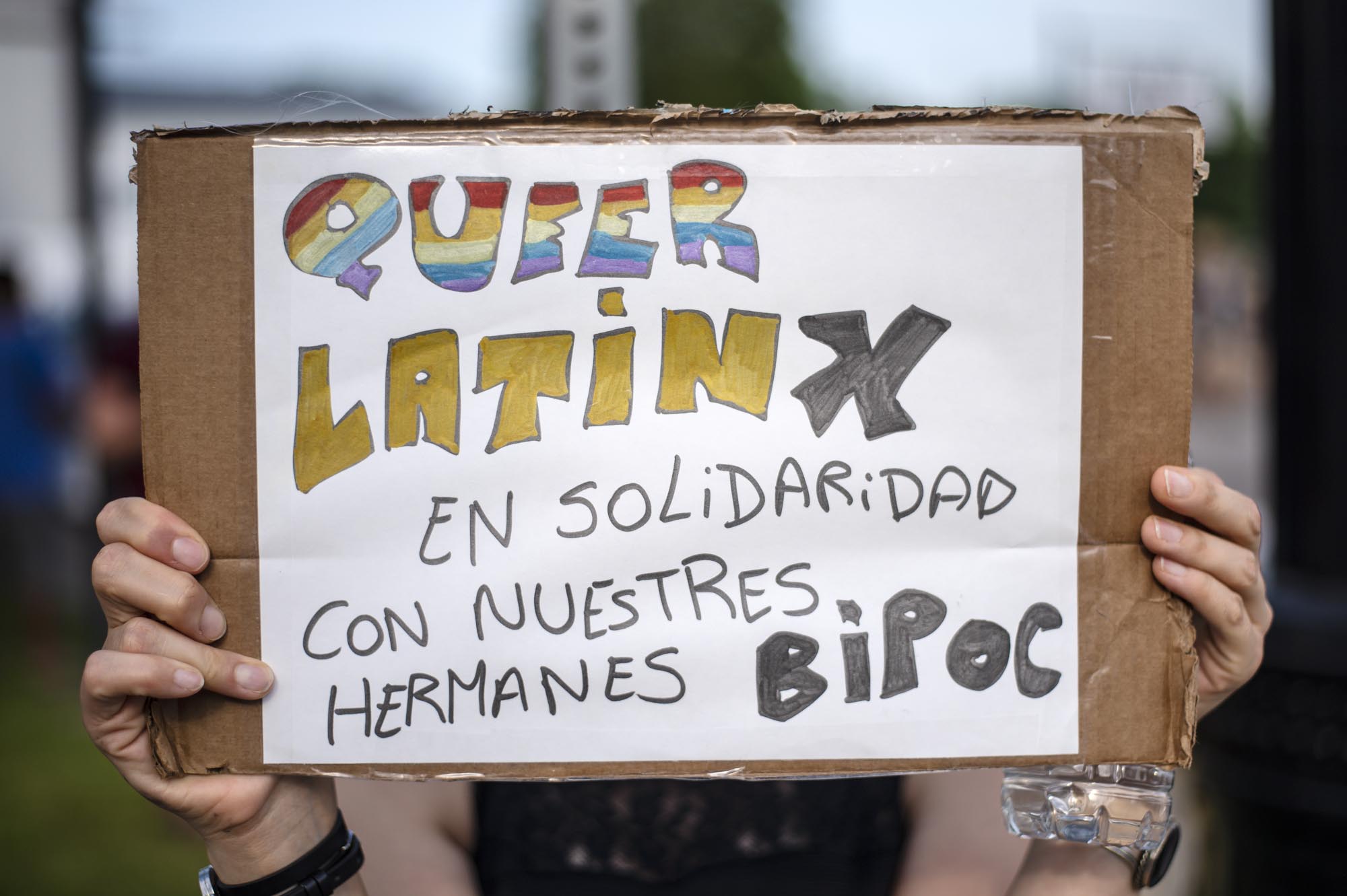 Essex George Floyd vigil