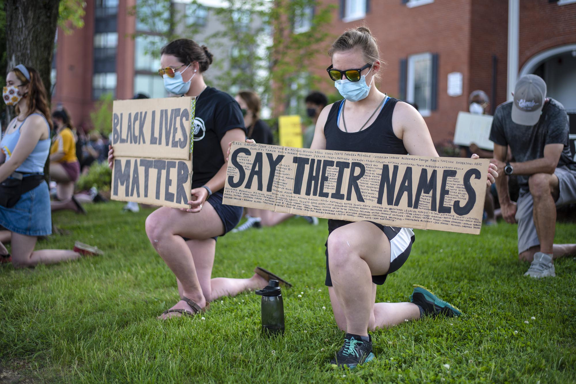 Essex George Floyd vigil