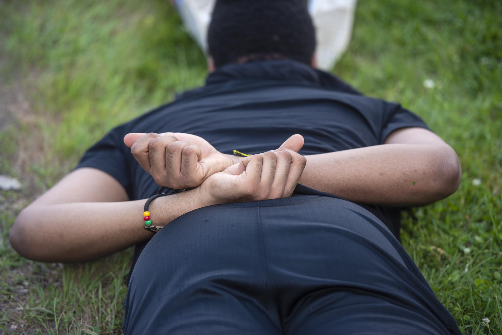 Essex George Floyd vigil