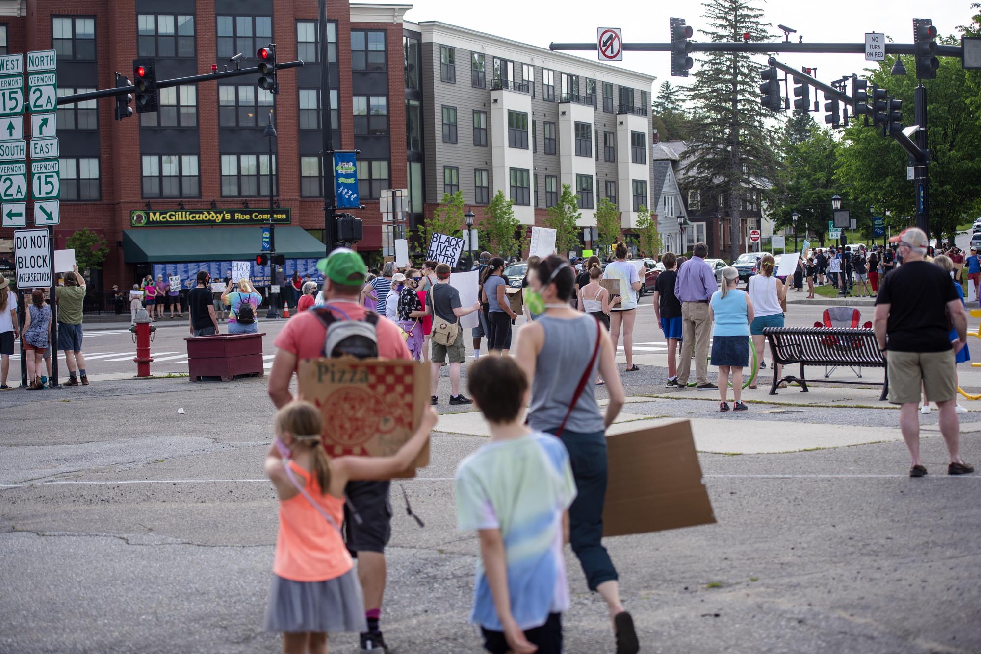 Essex George Floyd vigil