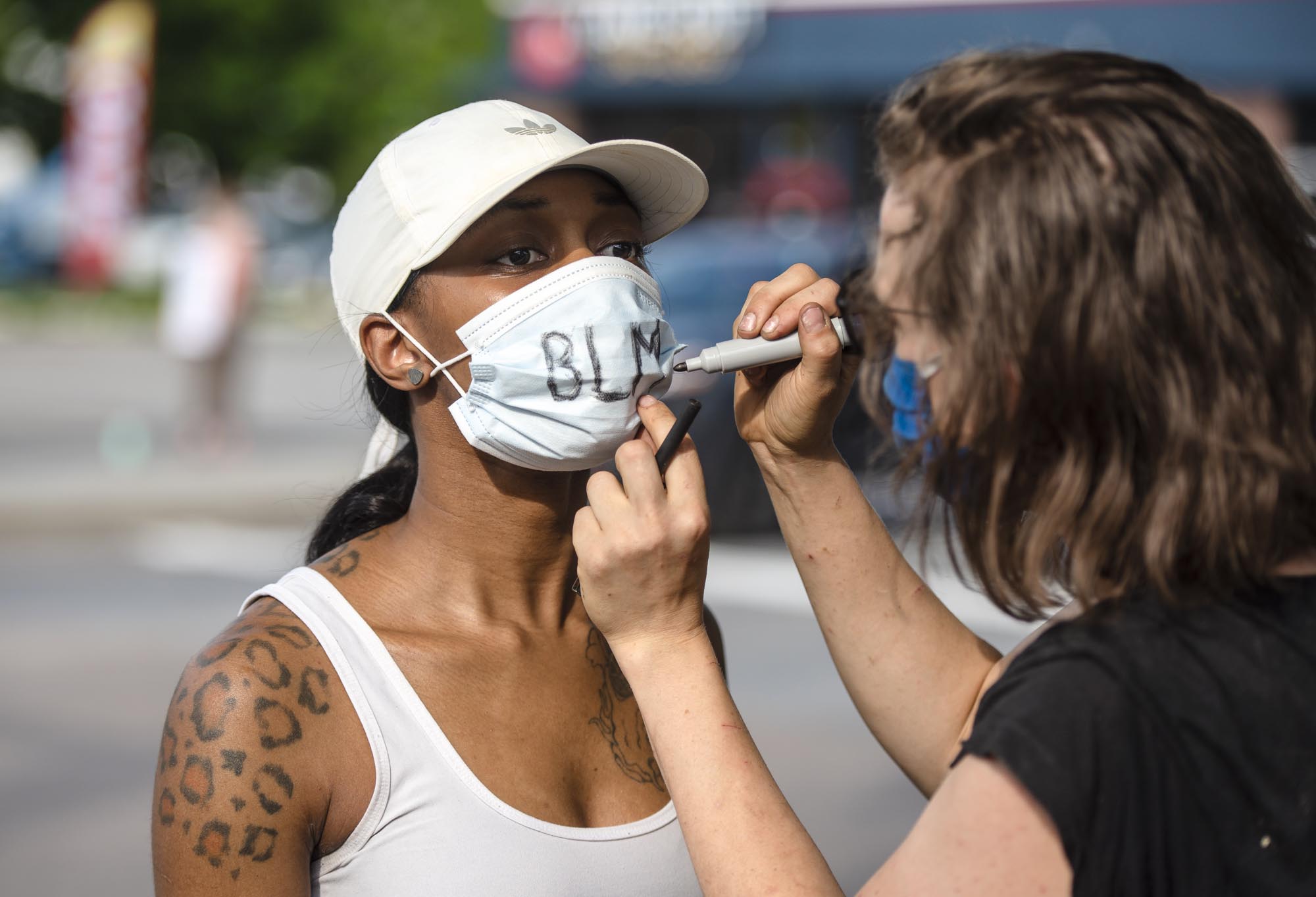 Essex George Floyd vigil