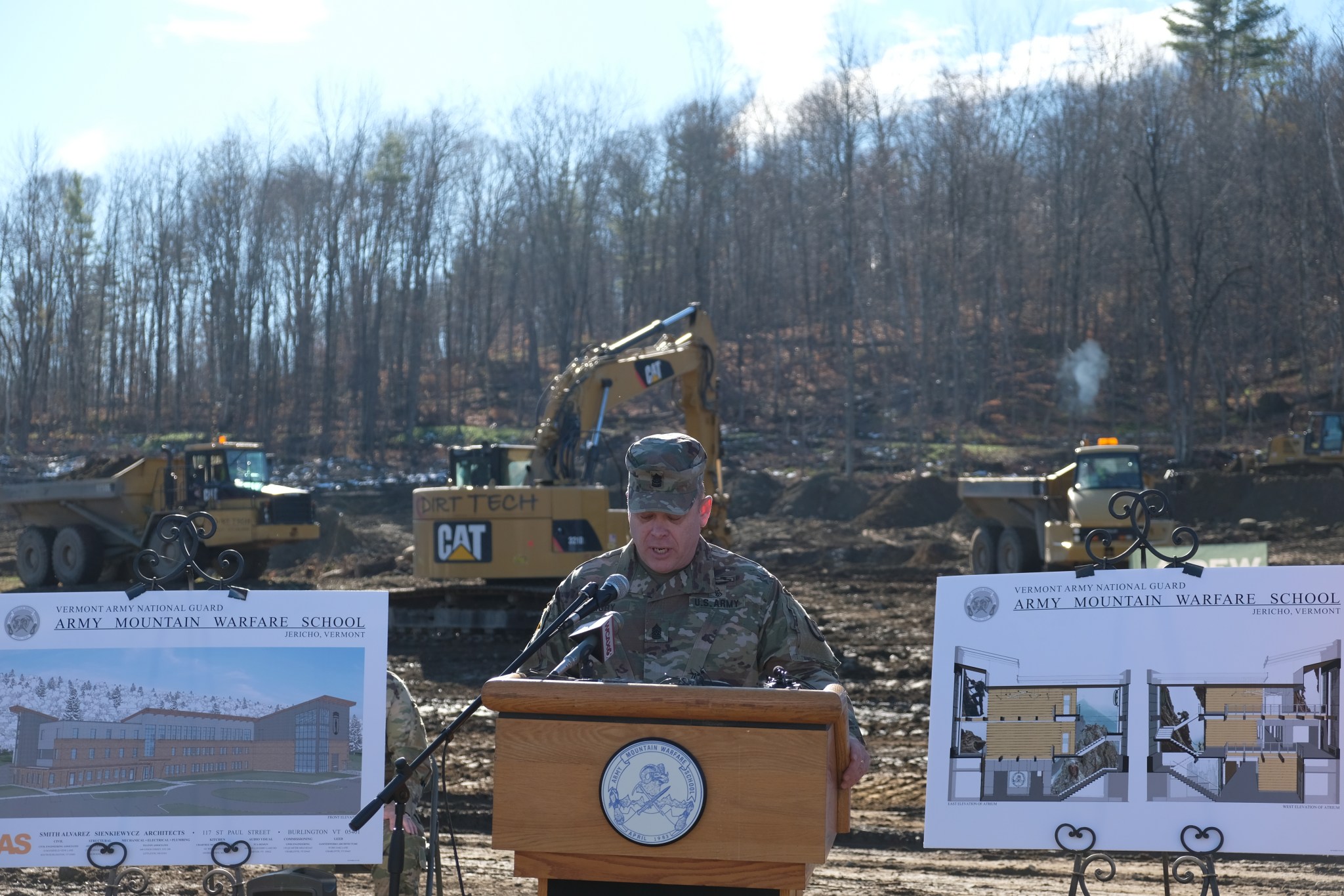 Construction begins on new Army Mountain Warfare School in Jericho